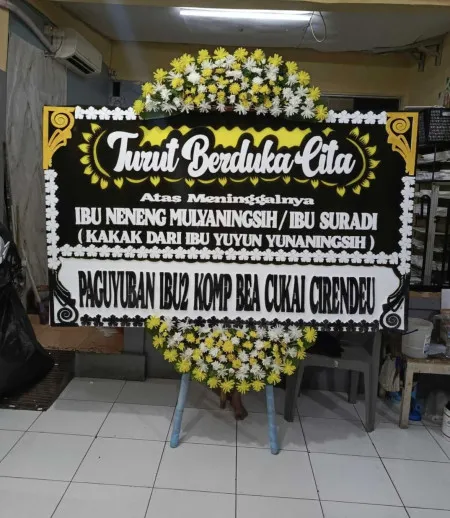 Papan Bunga Duka Jaken